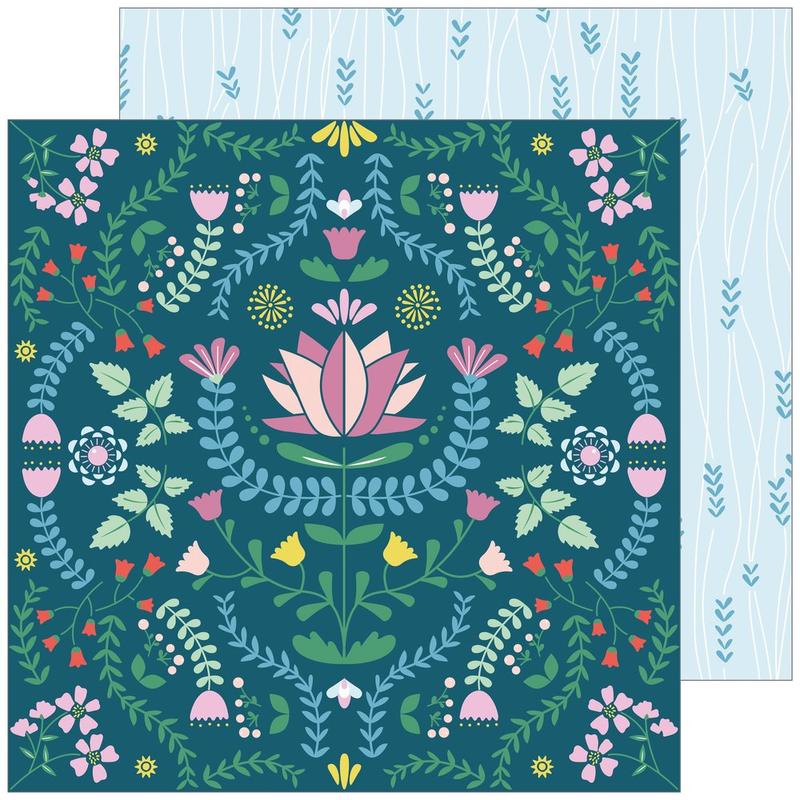 Pinkfresh Studio - Everyday Musings 12x12 Paper - Beautiful