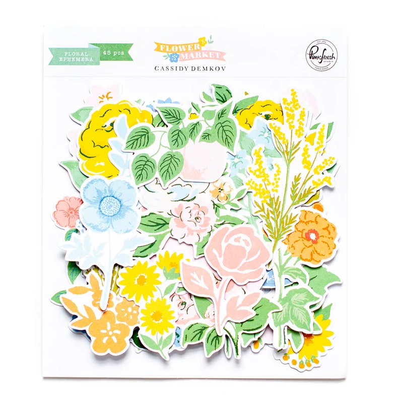 Pinkfresh Studio - Flower Market Floral Ephemera
