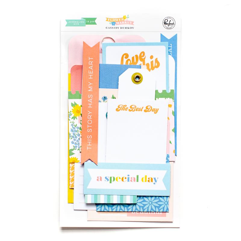Pinkfresh Studio - Flower Market Journaling Bits