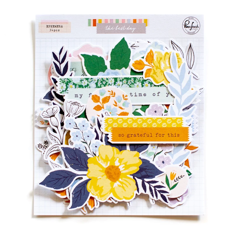 Pinkfresh Studio - The Best Day Floral Ephemera