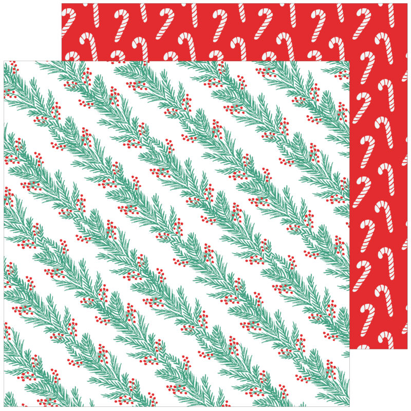 Pinkfresh Studio - Happy Holidays 12x12 Paper - Happy Holidays