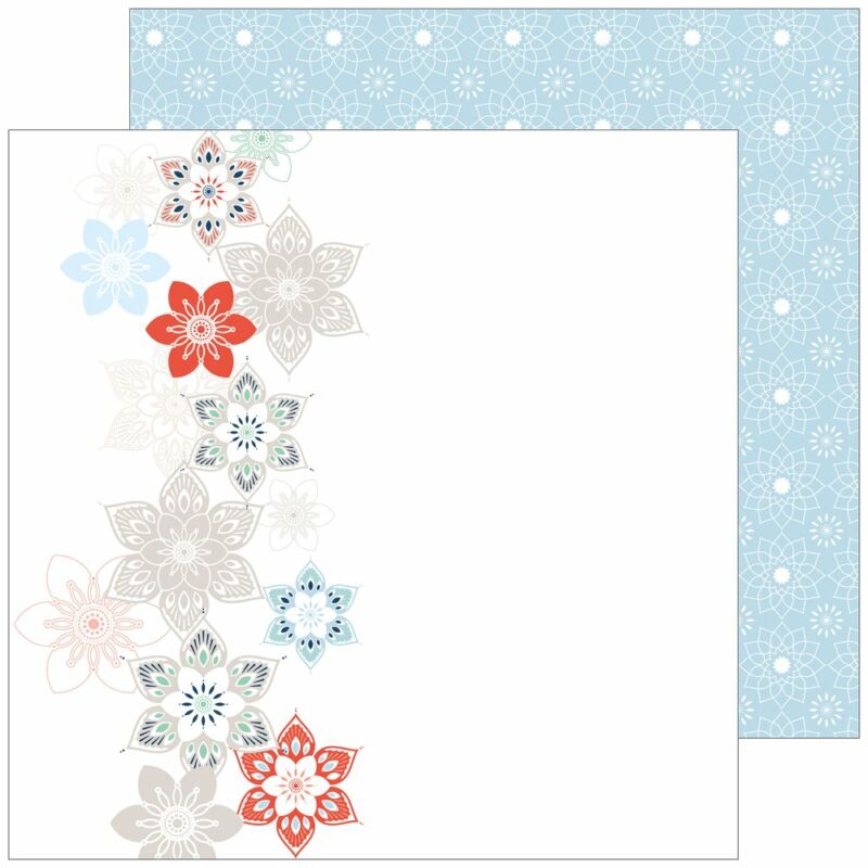 Pinkfresh Studio - Holiday Vibes 12x12 Paper - Let It Snow