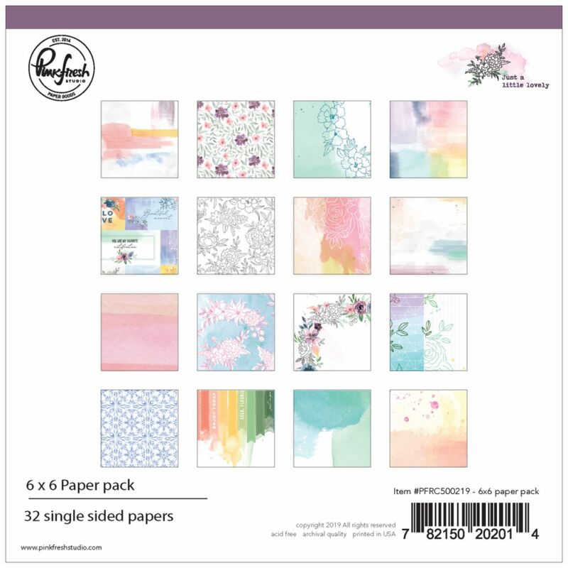 Pinkfresh Studio - Just a Little Lovely 6x6 Paper Pack