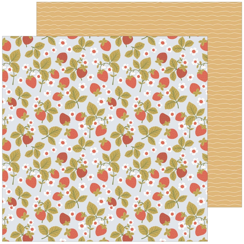 Pinkfresh Studio - Lovely Blooms 12x12 Paper - Little Wins