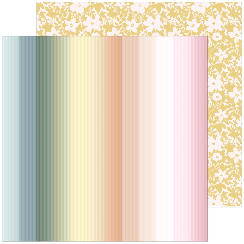 Pinkfresh Studio - Lovely Blooms 12x12 Paper - Spread Love