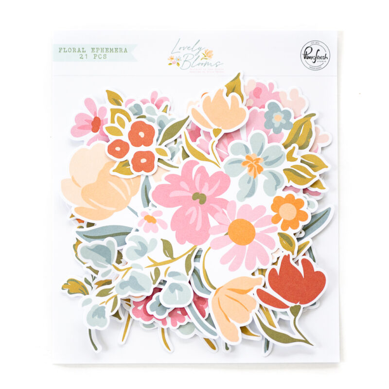 Pinkfresh Studio - Lovely Blooms virág kivágat