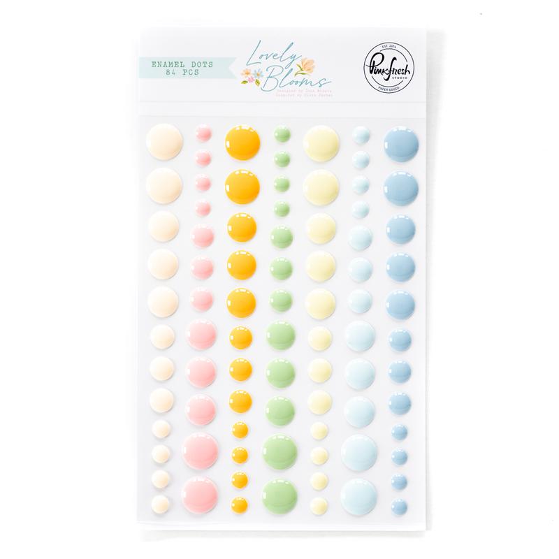 Pinkfresh Studio - Lovely Blooms Enamel Dots