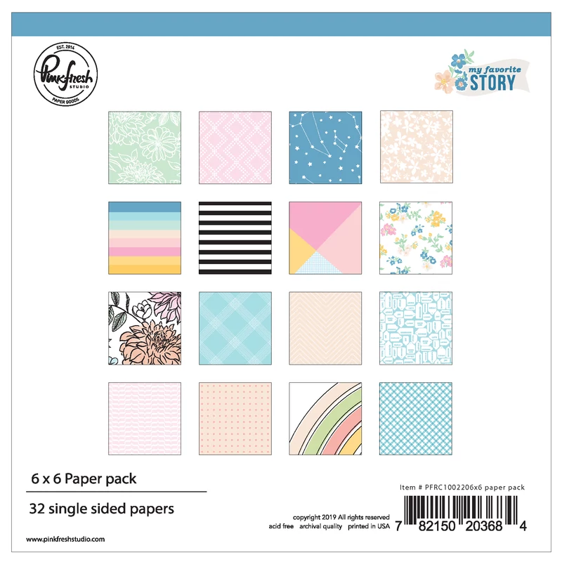 Pinkfresh Studio - My Favorite Story 6x6 Paper Pad