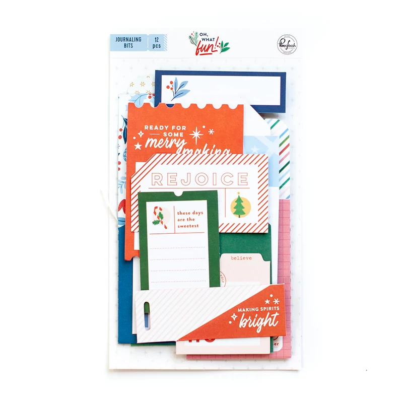 Pinkfresh Studio - Oh What Fun Journaling Bits