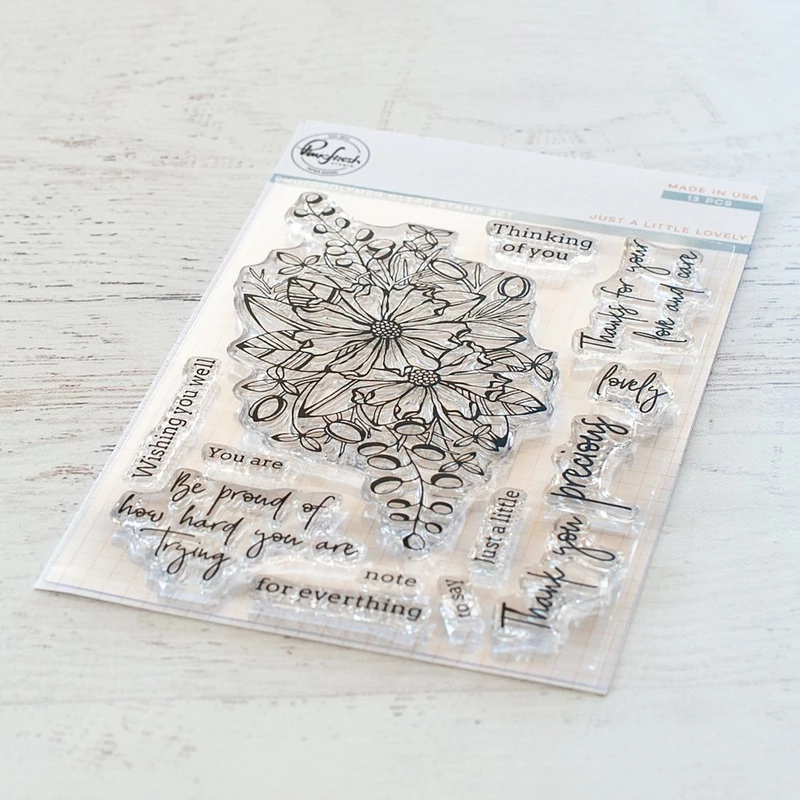 Pinkfresh Studio Stamp Set - Just a Little Lovely