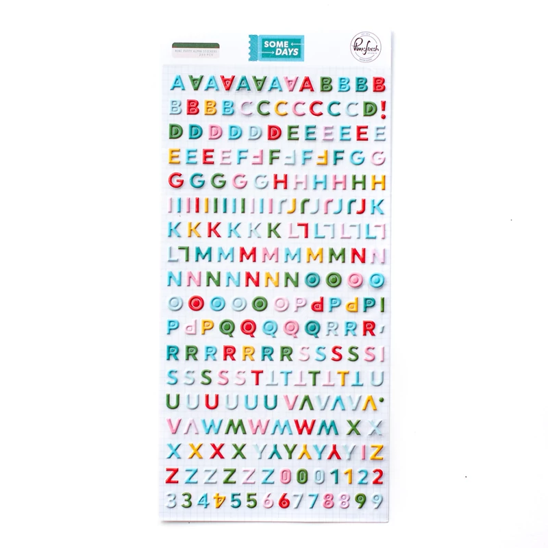 Pinkfresh Studio - Some Days Mini Alphabet Sticker
