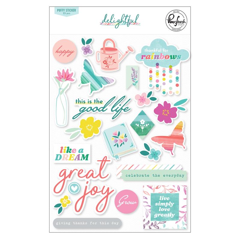 Pinkfresh Studio - Delightful Puffy Sticker