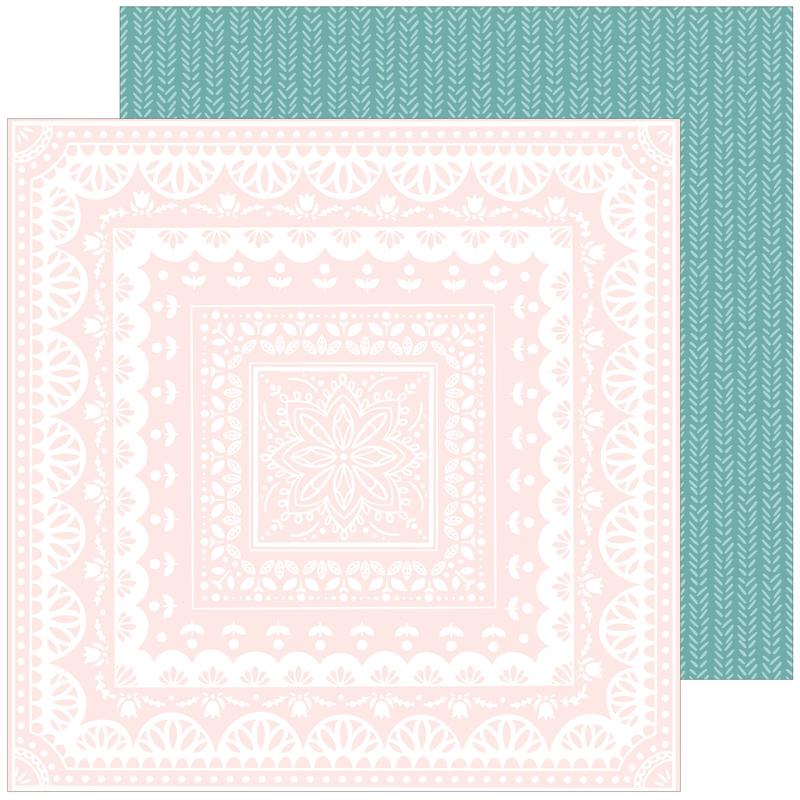 Pinkfresh Studio - Happy Heart 12x12 Paper - New Beginning