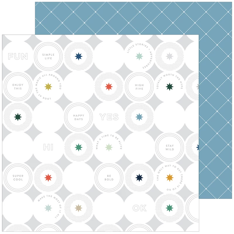 Pinkfresh Studio - Simply the Best 12x12 Paper - Be Bold