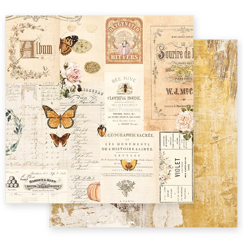 Prima Marketing - Autumn Sunset 12x12 Paper - Autumn Memories