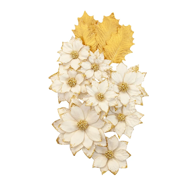 Prima Marketing - Christmas in the Country Flower - White Christmas