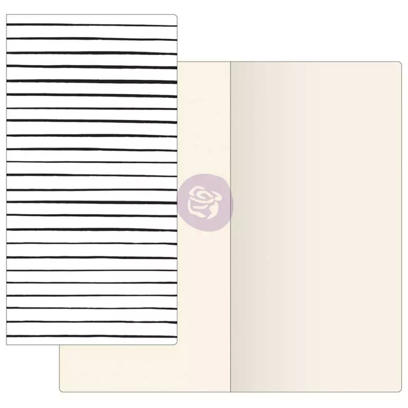 Prima Traveler's Journal Notebook Refill Ivory Paper - Modern Lines