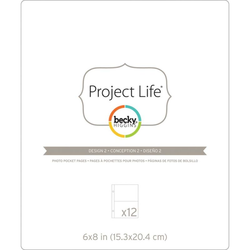 Becky Higgins - Project Life - 6 x 8 Pocket Pages - Design 2