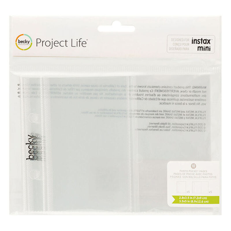 Becky Higgins - Project Life - Instax - Page Protectors