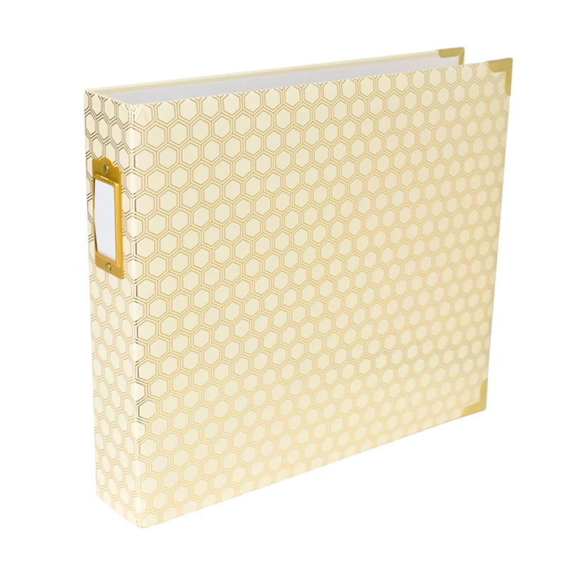 Becky Higgins - Project Life - 12 x 12 Album Honeycomb Cream and Gold
