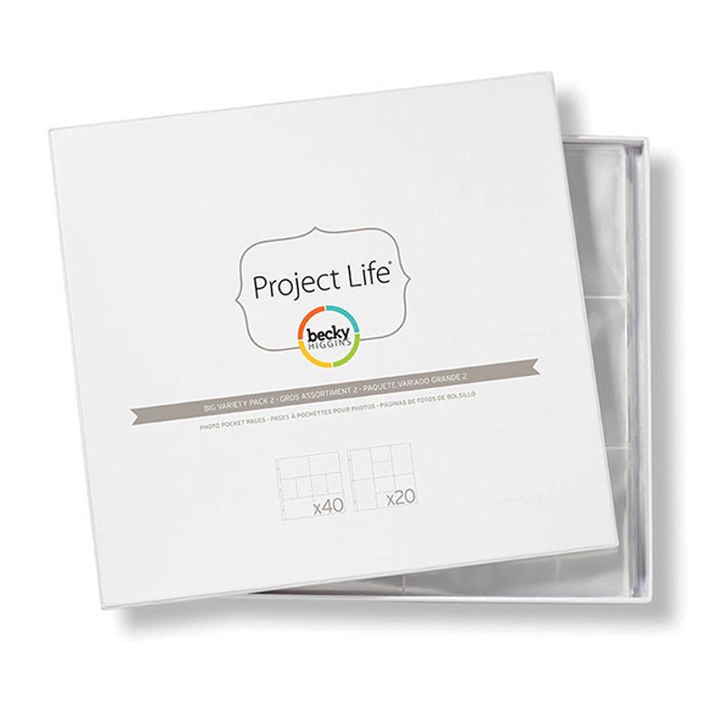 Project Life - Becky Higgins 12x12 Big Variety Pack 2 (60 Pieces)