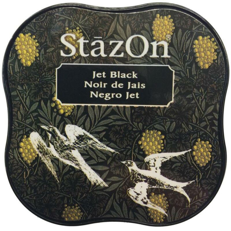 StazOn Midi Ink Pad - Jet Black