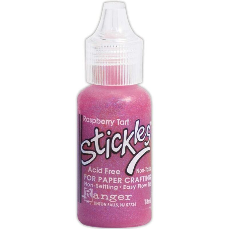 Ranger Stickles Glitter Glue .5oz - Raspberry Tart