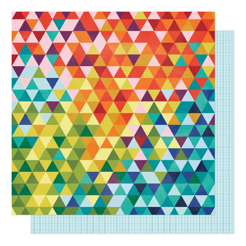 American Crafts - Shimelle - Field Trip 12x12 Patterned Paper - Seek Knowledge