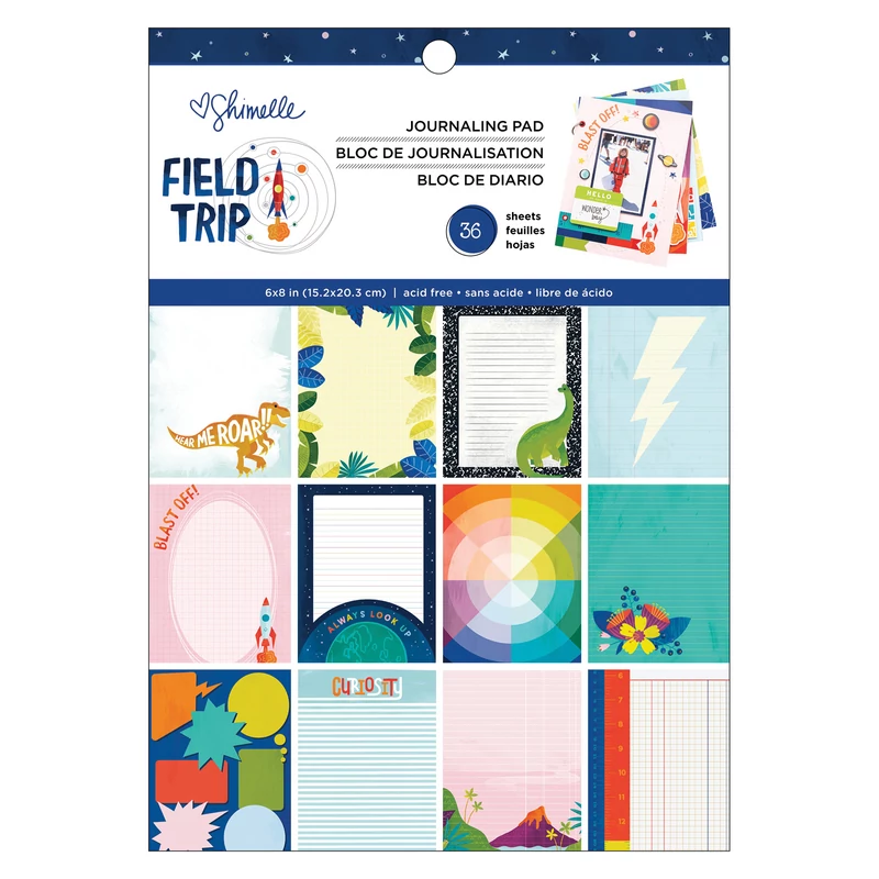 American Crafts - Shimelle - Field Trip 6x8 Paper Pad (36 Sheets)