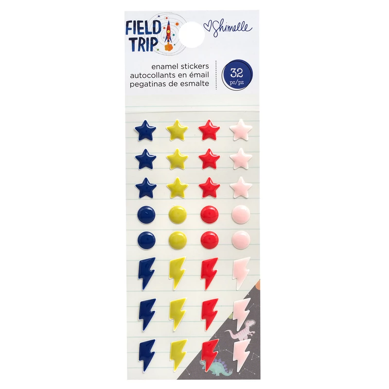 American Crafts - Shimelle - Field Trip Enamel Dots (32 Piece)