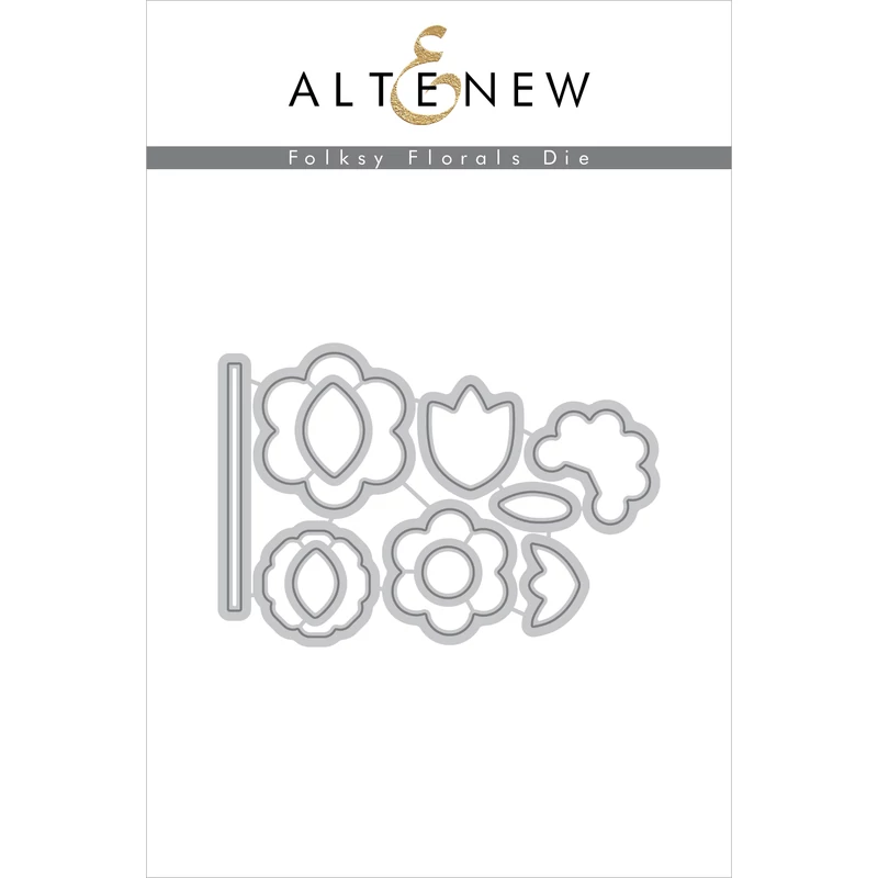 Altenew Folksy Florals Die Set