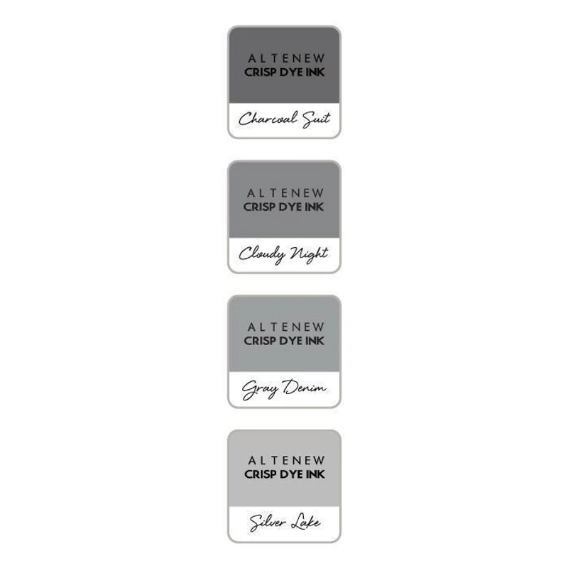 Altenew Mini Ink Cube Set - Gentlemans Gray