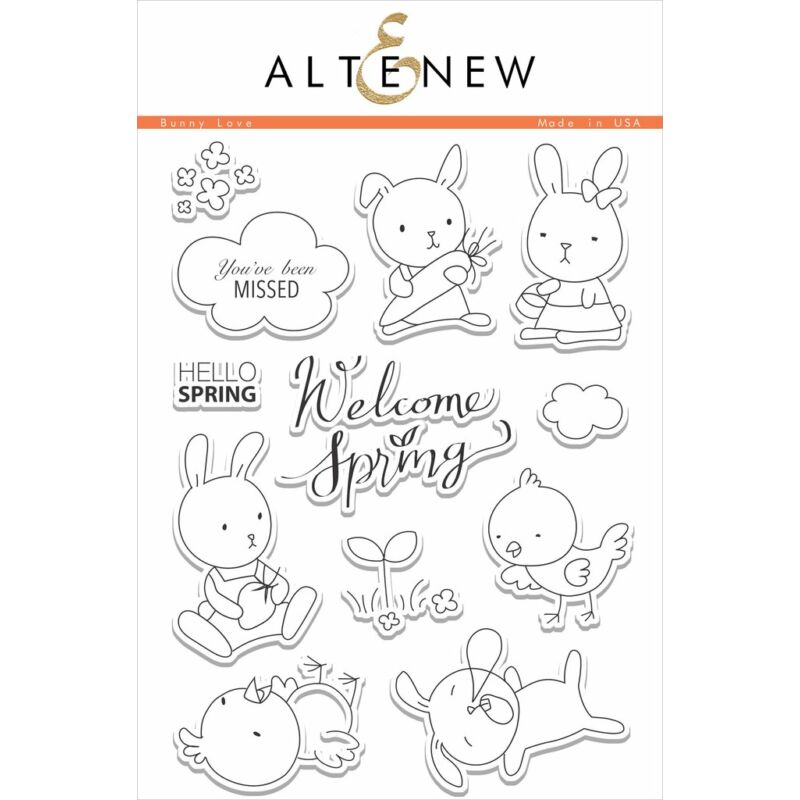 Altenew Bunny Love Stamp Set