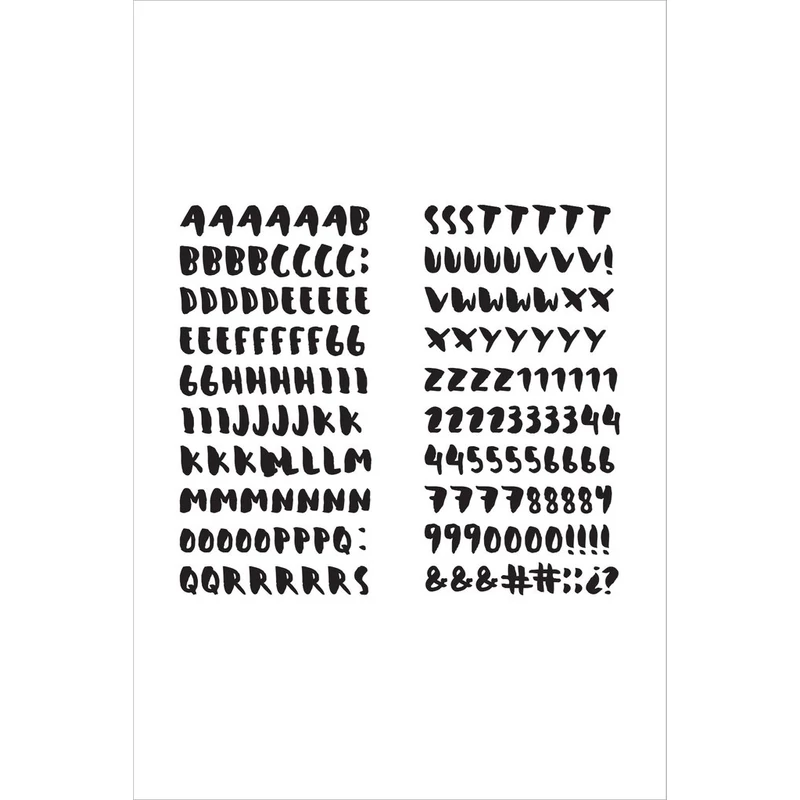 Altenew Reflection Puffy Alphabet Sticker 