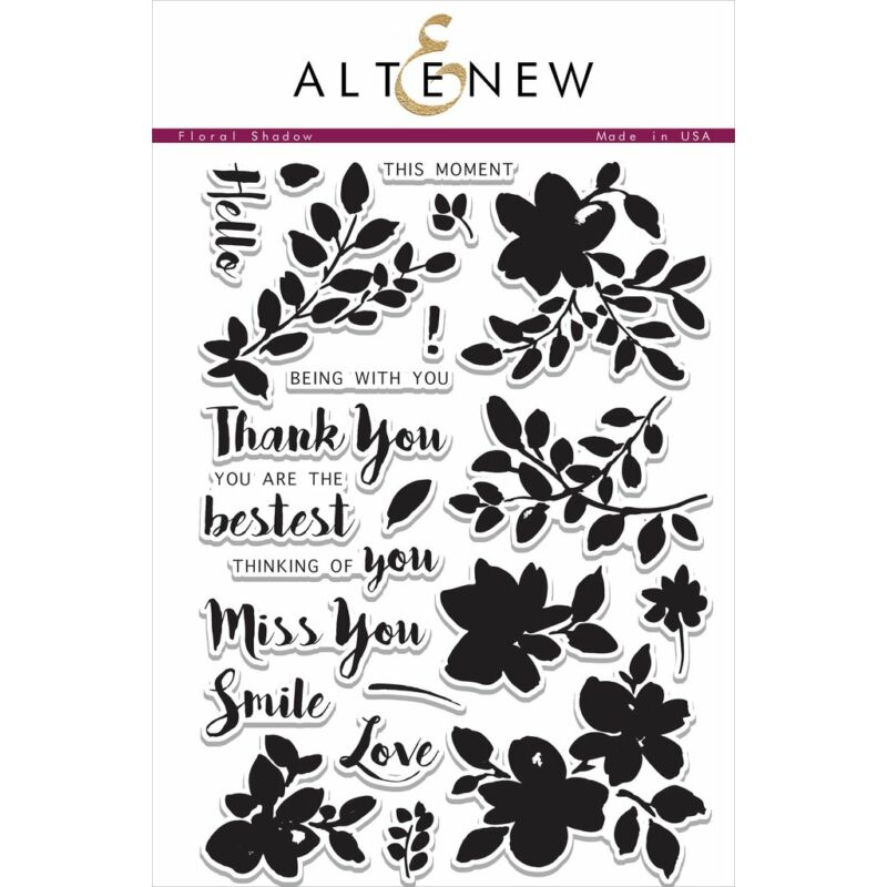 Altenew Floral Shadow Stamp Set