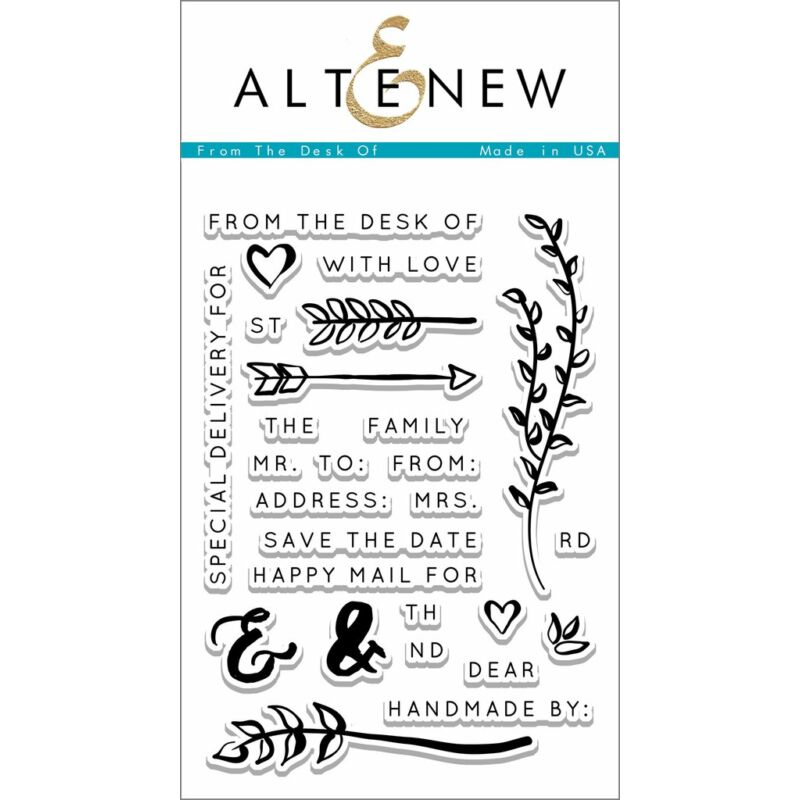 Altenew From The Desk Of Stamp Set