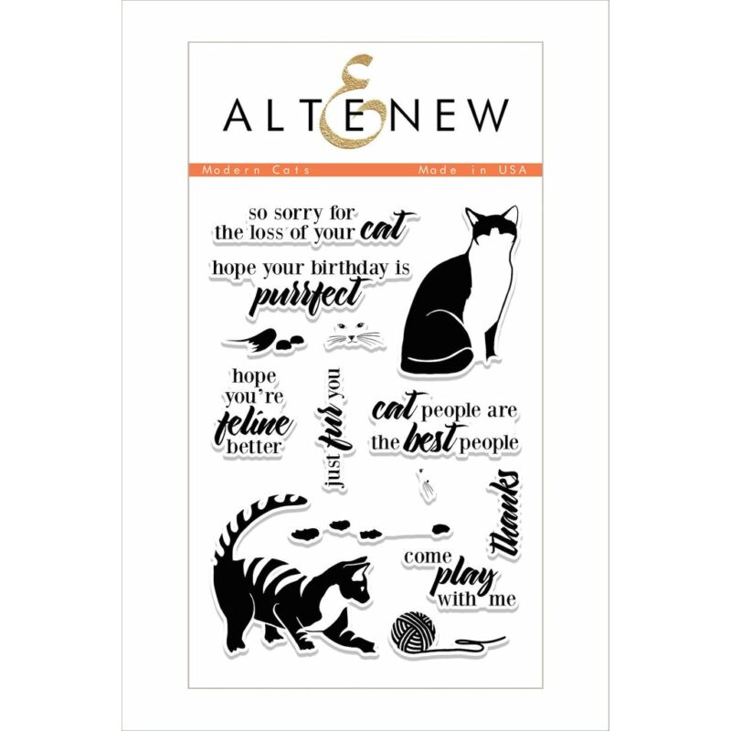 Altenew Modern Cats Stamp Set