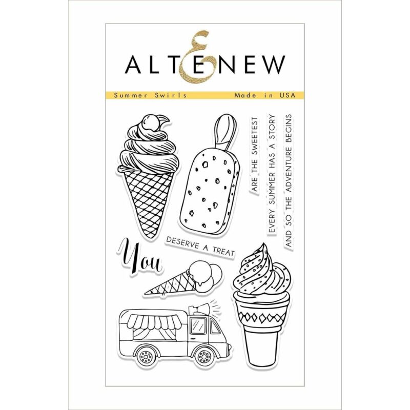 Altenew Summer Swirls Stamp Set