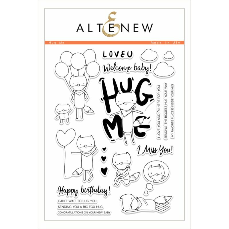 Altenew Hug Me Stamp Set