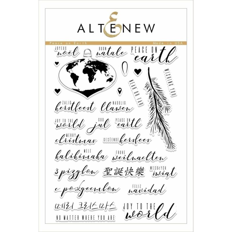 Altenew Peace on Earth Stamp Set