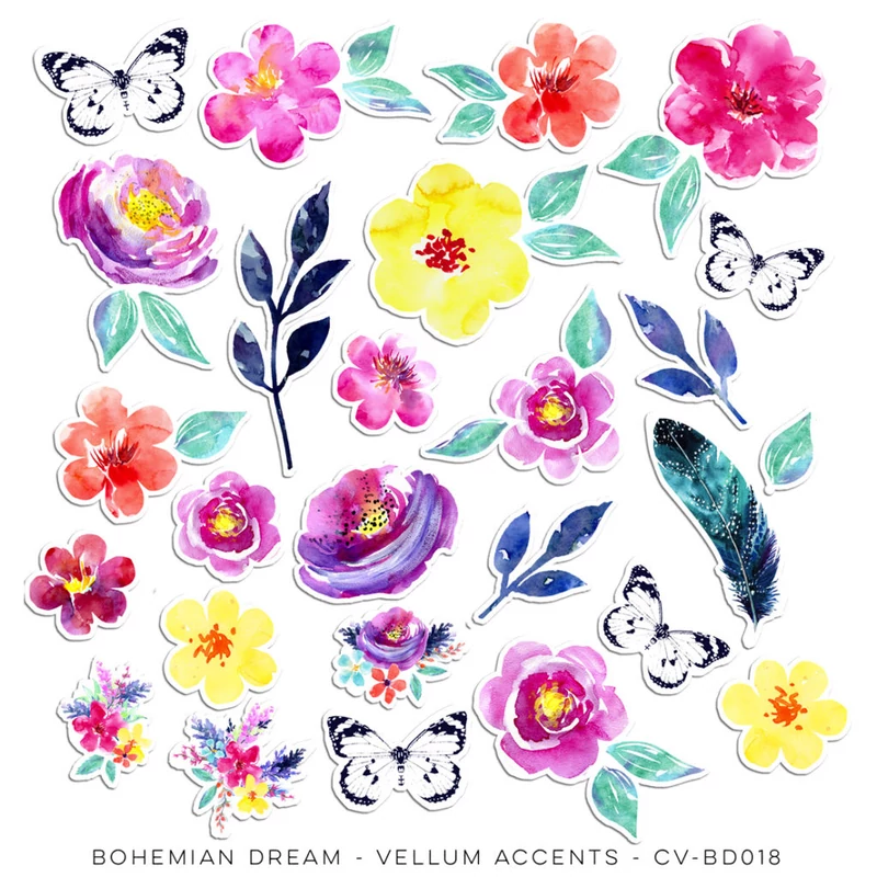 Cocoa Vanilla Studio - Bohemian Dream Vellum Accents