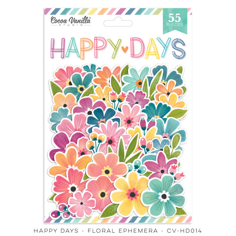 Cocoa Vanilla Studio - Happy Days Floral Ephemera