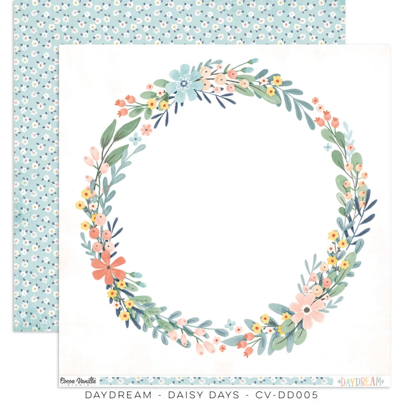 Cocoa Vanilla Studio - Daydream 12x12 Paper - Daisy Days