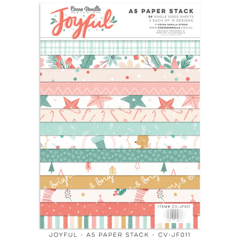 Cocoa Vanilla Studio - Joyful 6x8 Paper Stack