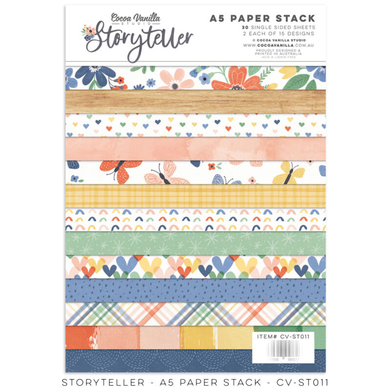 Cocoa Vanilla Studio - Storyteller 6x8 Paper Stack