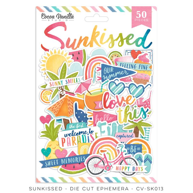 Cocoa Vanilla Studio - Sunkissed Die Cut Ephemera