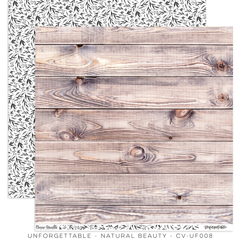 Cocoa Vanilla Studio - Unforgettable 12x12 Paper - Natural Beauty