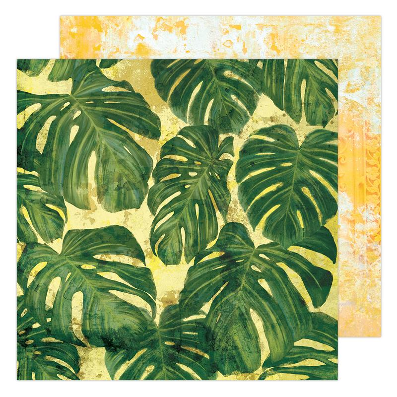 Heidi Swapp - Art Walk 12x12 Paper - Tropics