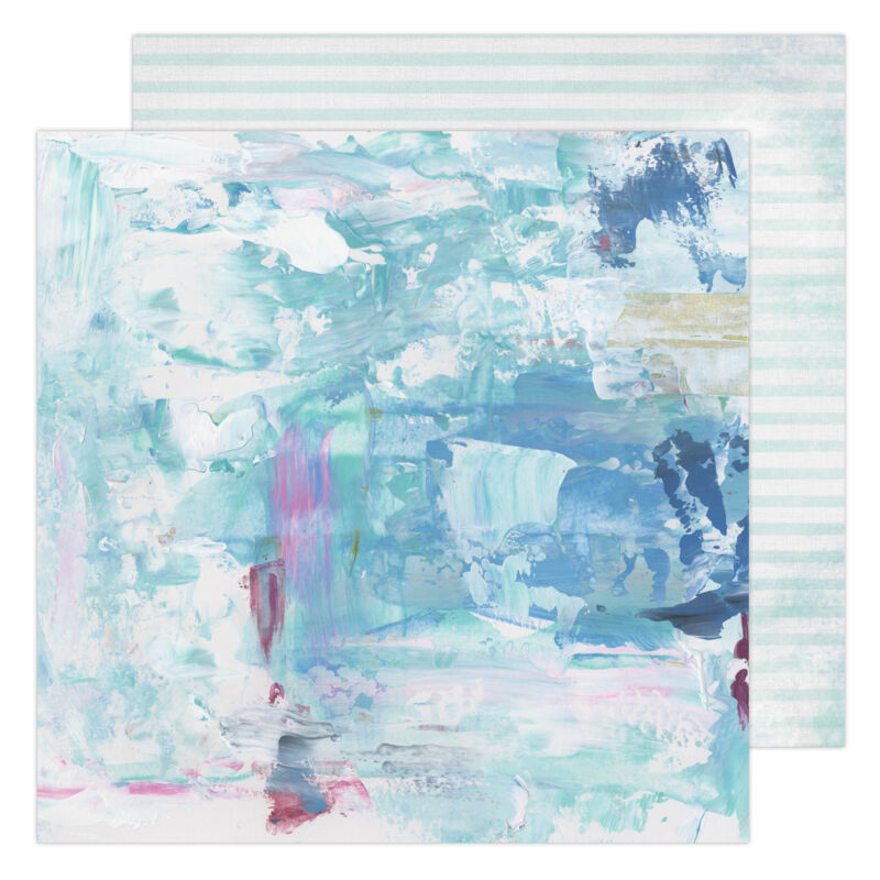 Heidi Swapp - Art Walk 12x12 Paper - Blues
