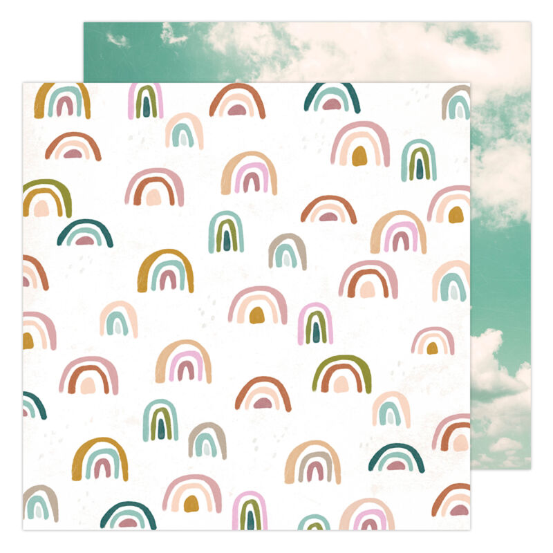 Heidi Swapp - CareFree 12x12 Paper - Sunny Skies 